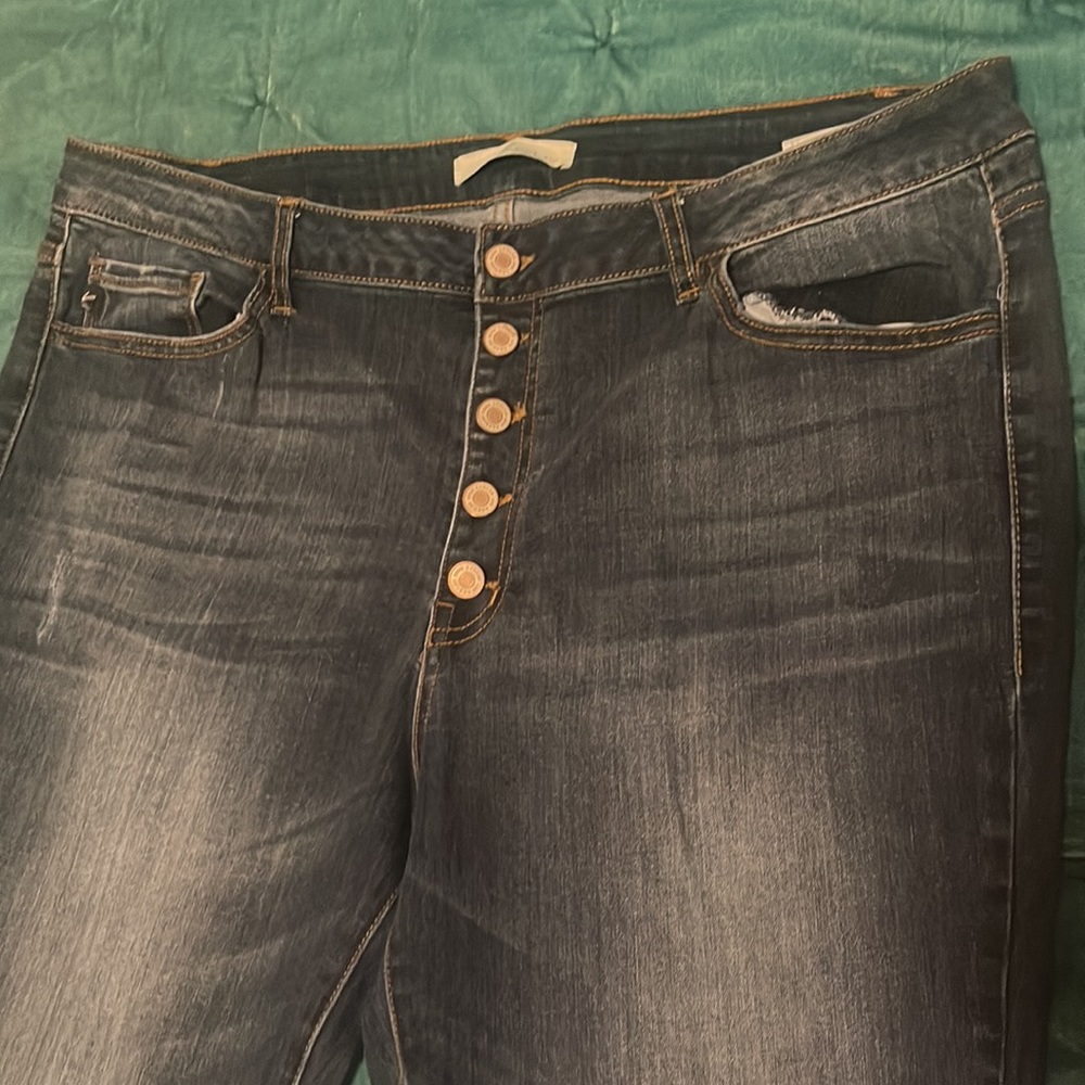 3xl KanCan dark wash skinny jeans